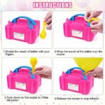 Electric Balloon Pump, Balloons Inflator, Dual Nozzle- 220V- 600W - Image 2