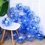 Confetti Balloons 12 Inch - Single Color 5 Pcs Pack - Image 6