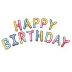 Happy Birthday Foil Balloons Banner - Image 9