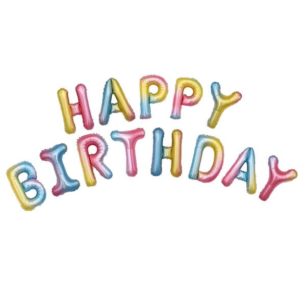 Happy Birthday Foil Balloons Banner - Image 9