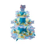 Cartoon Theme 3 Tier Round Cardboard Cup Cake Stand - Image 13