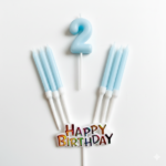 Happy Birthday Pastel Number HBD Cake Candles - Image 8