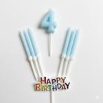 Happy Birthday Pastel Number HBD Cake Candles - Image 4