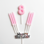 Happy Birthday Pastel Number HBD Cake Candles - Image 18
