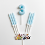 Happy Birthday Pastel Number HBD Cake Candles - Image 5