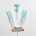 Happy Birthday Pastel Number HBD Cake Candles - Image 10