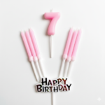 Happy Birthday Pastel Number HBD Cake Candles - Image 20
