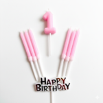 Happy Birthday Pastel Number HBD Cake Candles - Image 21