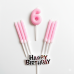 Happy Birthday Pastel Number HBD Cake Candles - Image 16