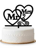 Happy Anniversary / Mr & Mrs Cake Topper