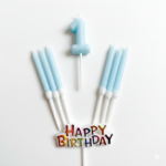 Happy Birthday Pastel Number HBD Cake Candles - Image 17