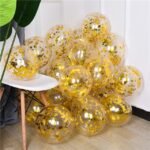 Confetti Balloons 12 Inch - Single Color 5 Pcs Pack - Image 9
