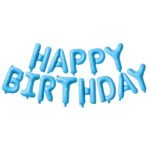 Happy Birthday Foil Balloons Banner - Image 11