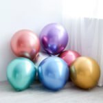 Chrome Metallic Shiny Latex Balloons 18 Inch - 1 Pc