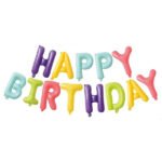Happy Birthday Foil Balloons Banner - Image 12
