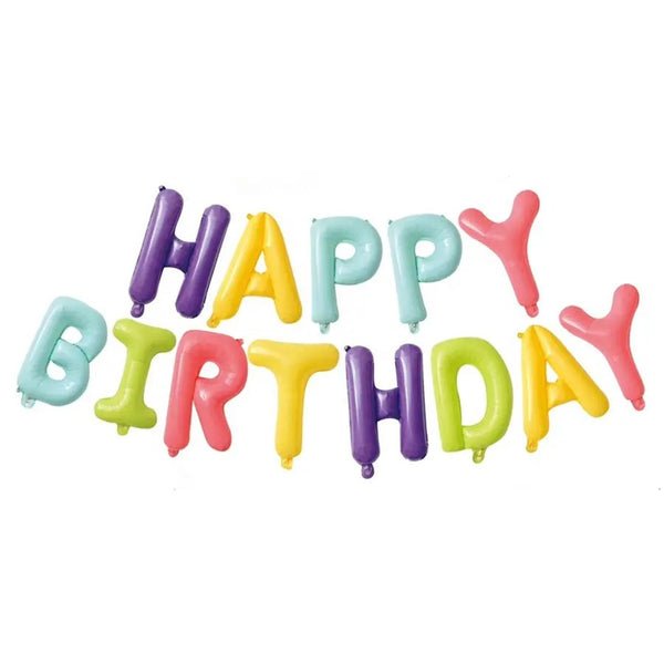 Happy Birthday Foil Balloons Banner - Image 12