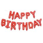Happy Birthday Foil Balloons Banner - Image 5