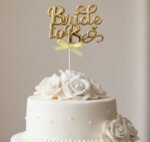 Plastic Bride To Be Cake Topper - Single Color - Image 2