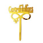 Happy Engagement / Nikkah / Congratulations Cake Toppers - Image 4