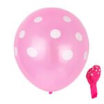 Polka Dots Printed Latex Balloons 12 Inch - Single Color 15 Pcs - Image 7