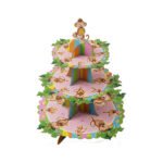 Cartoon Theme 3 Tier Round Cardboard Cup Cake Stand - Image 15