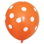Polka Dots Printed Latex Balloons 12 Inch - Single Color 15 Pcs - Image 11