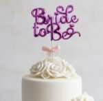 Plastic Bride To Be Cake Topper - Single Color