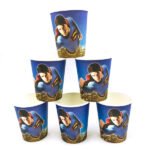 Cartoon Theme Party Disposable Paper Cup Glass For Birthday- 10 Pcs Pack - Image 3