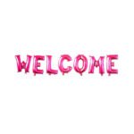 Welcome Foil Balloons Set - Gold/Silver - Image 4